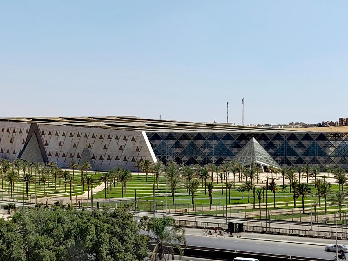 Grand Egyptian Museum View Inn Nazlet el Simman Luaran gambar